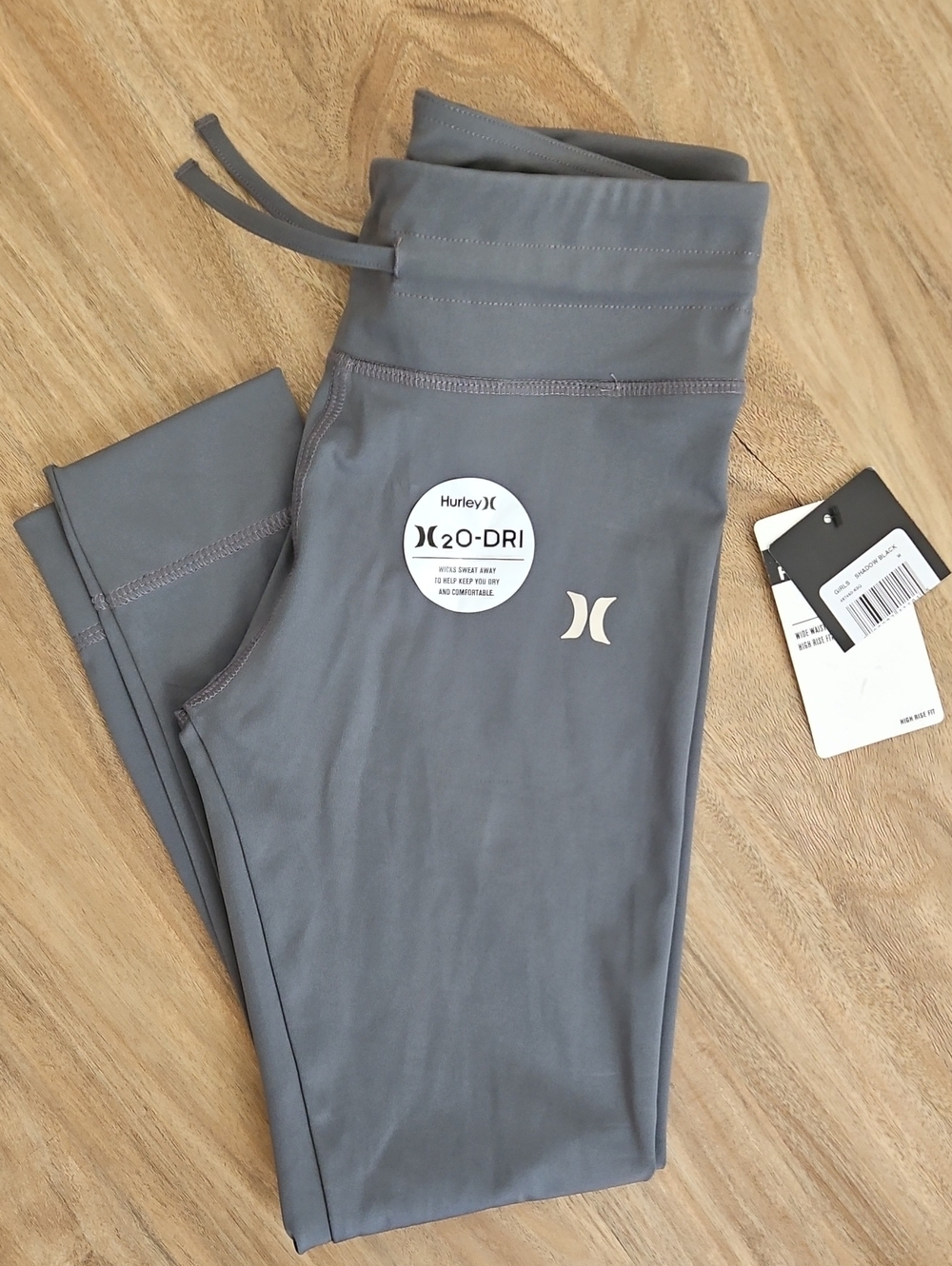 Hurley Girls Gray Performance Leggings